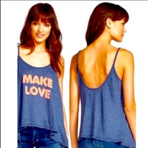 Wildfox Make love tank